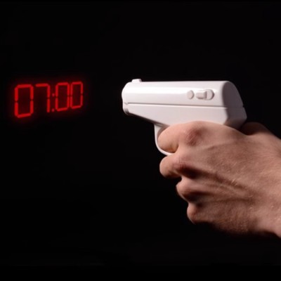 Despertador de projeção de pistola de agente