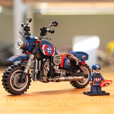 Children's Marvel Motor Car Assembly Building Blocks