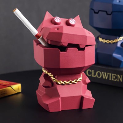Creative Hippopotamus Ashtray with Lid