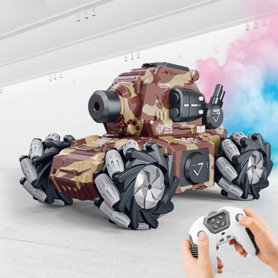 Children's remote control water bomb tank car