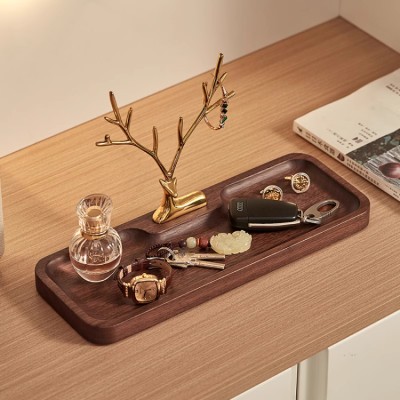 Fulu Black Walnut Solid Wood Storage Box