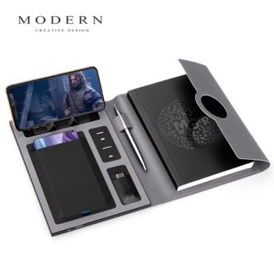 Multifunctional charging business notebook