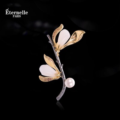 French Eternelle Magnolia Brooch