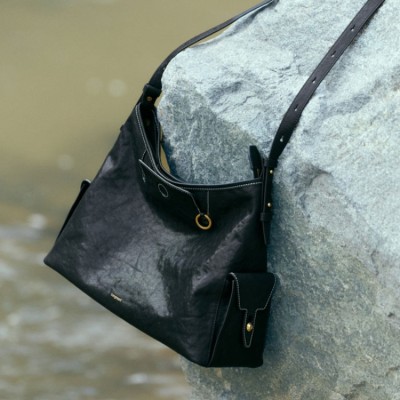 Yamashita Yousong Cowhide Shoulder Bag