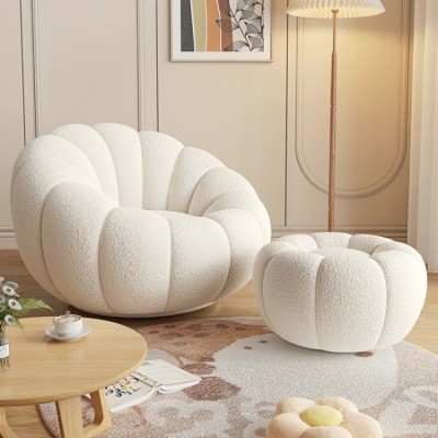 Lazy Lambskin Pumpkin Sofa