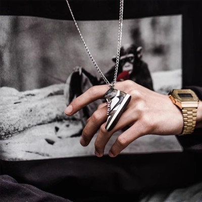 AJ Jordan sneakers necklace