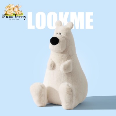 Nicoo Bunny Polar Bear Plush