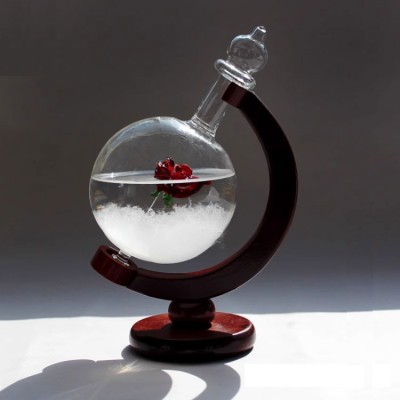 Globe weather forecast bottle