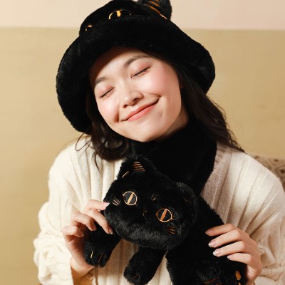 Anderson cat plush scarf