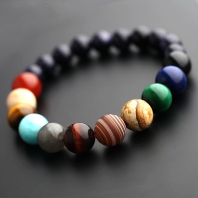 Universe Planet Multi-Gemstone Bracelet