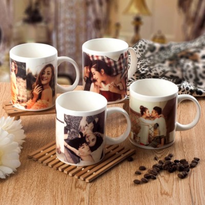 Creative photo color changing mug customization