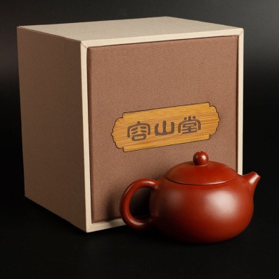 Yixing handmade Dahongpao purple clay teapot