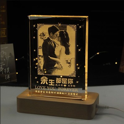 Wedding commemorative photo crystal chandelier